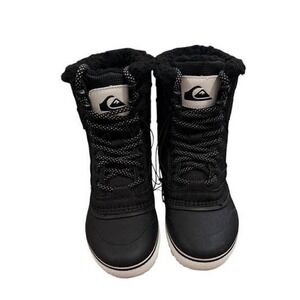 Quiksilver Sub Zero Hi Youth Size 3-200g Winter Fur Lined Snow Boots Unisex